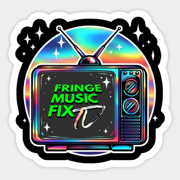 FRINGE MUSIC FIX Logo (2024 Version) Sticker by Sudburied